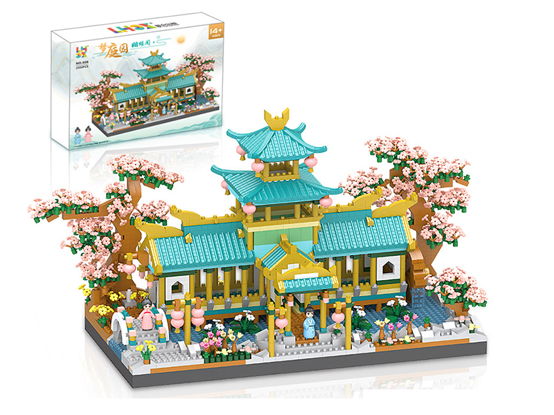 Garden Series - Marriage Pavilion Micro Granular Building Blocks 2350pcs