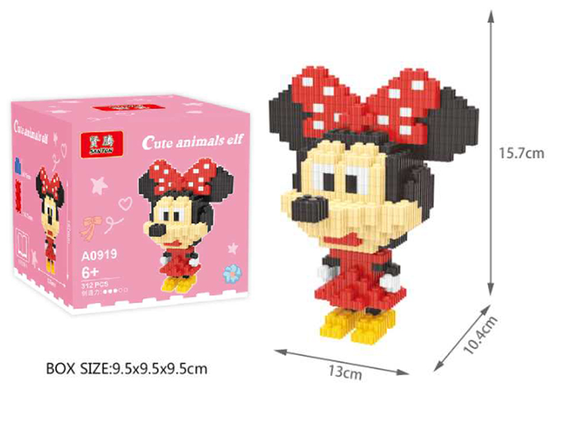 Minnie Small Building Blocks 312pcs