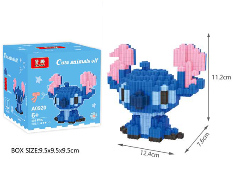 Blue Stitch Small Building Blocks 291pcs