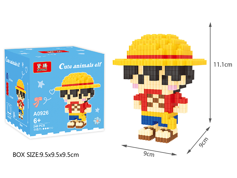 Luffy Small Building Blocks 240pcs