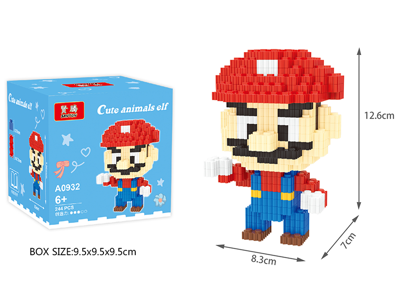 Mario Small Building Blocks 244pcs