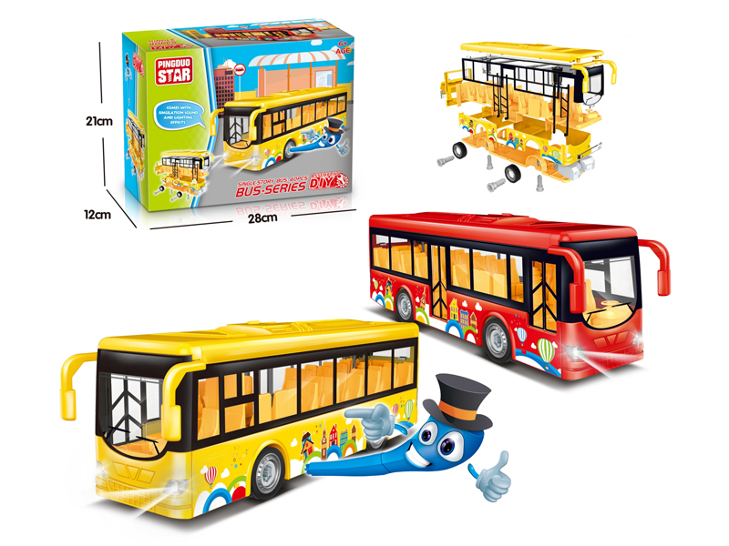 Manual Assemblable Single-Decker Bus