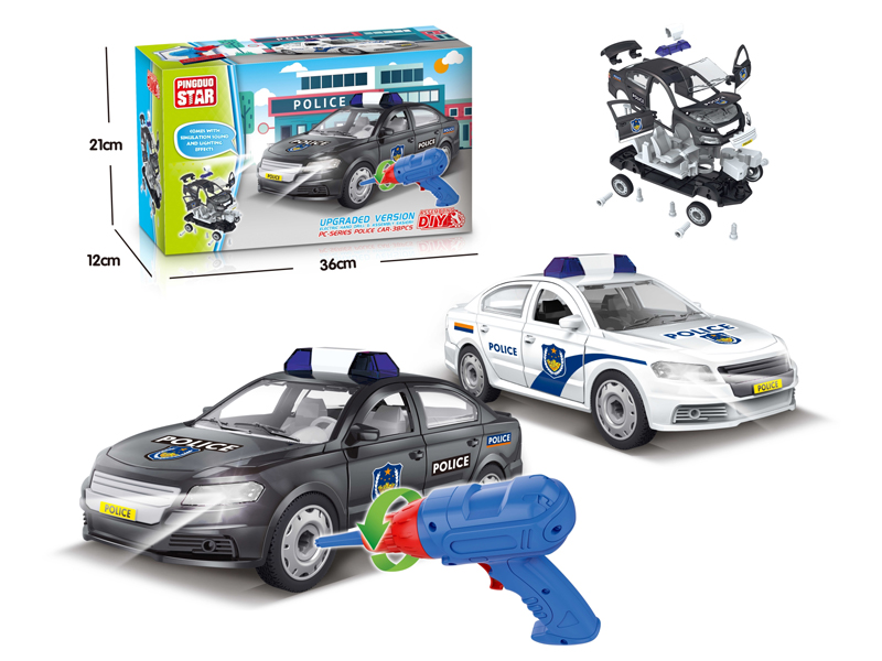 B/O Assemblable Police Car