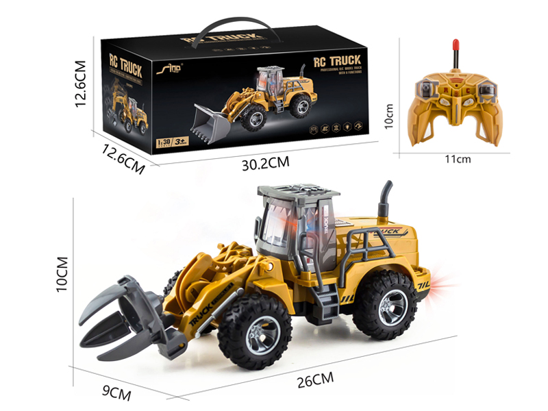 1:30 6Ch R/C Flat Arm Split Engineering Vehicle With Light