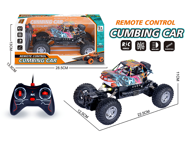4Ch R/C Graffiti Climbing Car With Light