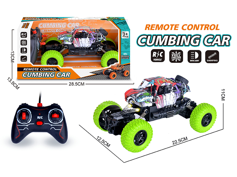 4Ch R/C Graffiti Climbing Car With Light