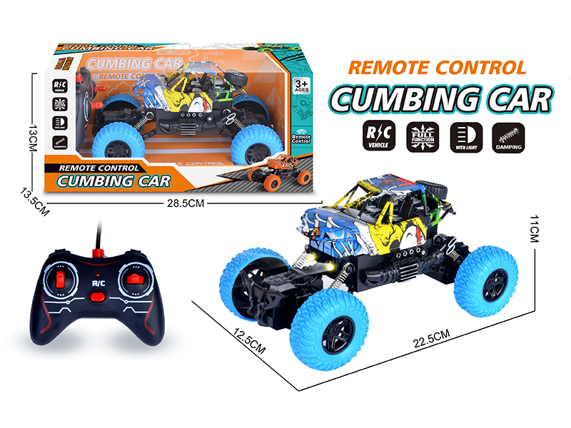4Ch R/C Graffiti Climbing Car With Light