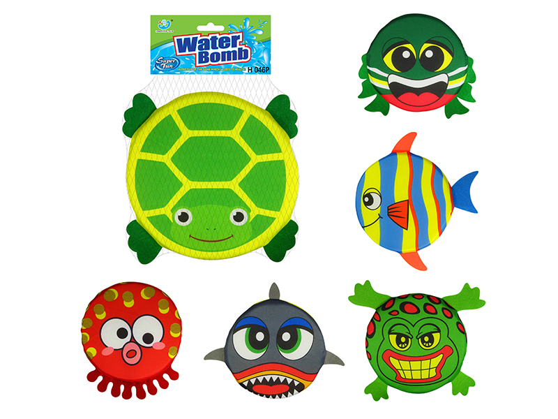 Water Cloth Sponge Animal Frisbee
