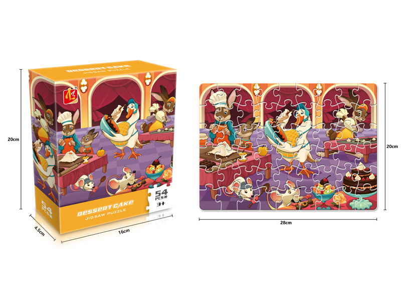 54PCS Dessert Cake Puzzle