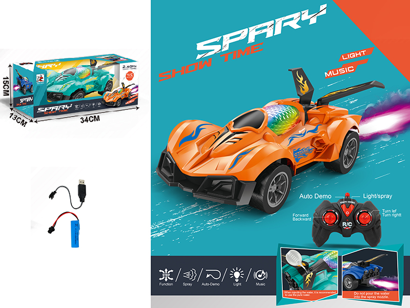2.4G Spray Remote Control Car