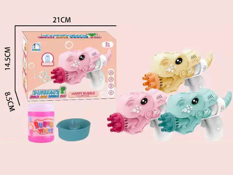 Dinosaur Multi Hole Bubble Gun