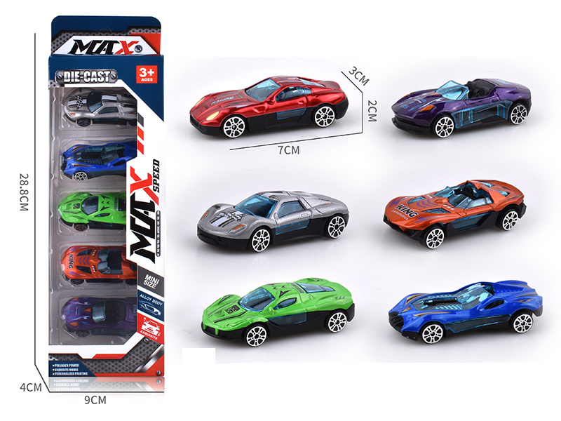 Alloy Slide Sports Car