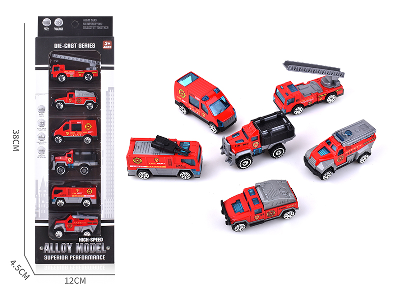 Alloy Slide Fire Engine