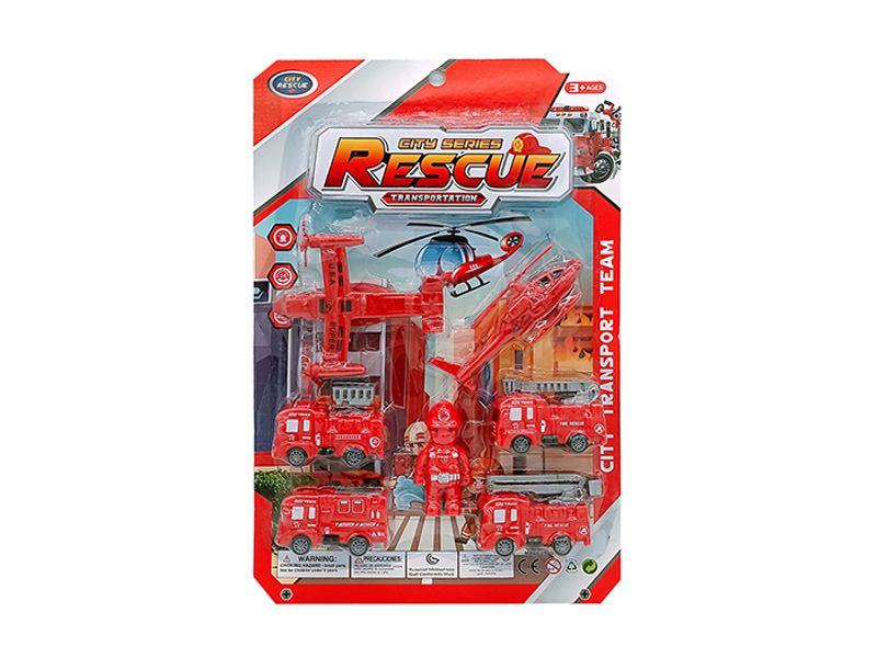 Pull Back Fire Fighting Set