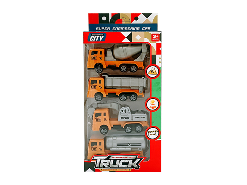 Pull Back Engineering Vehicle