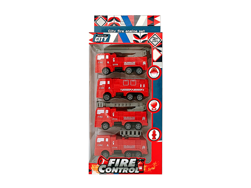 Pull Back Fire Engine
