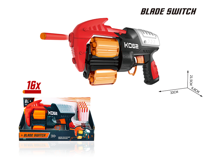 12 Rounds Double Ammunition Clip Soft Bullet Gun