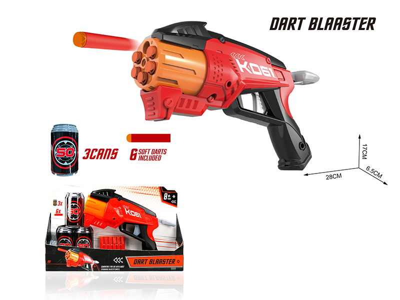 6 Rounds Soft Bullet Gun