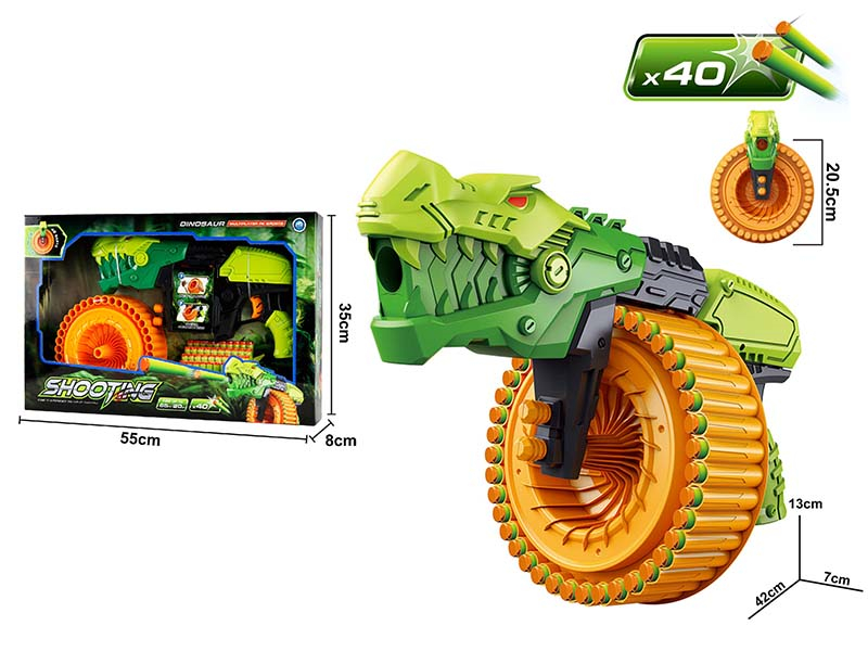 Dinosaur 40 Rounds Soft Bullet Gun