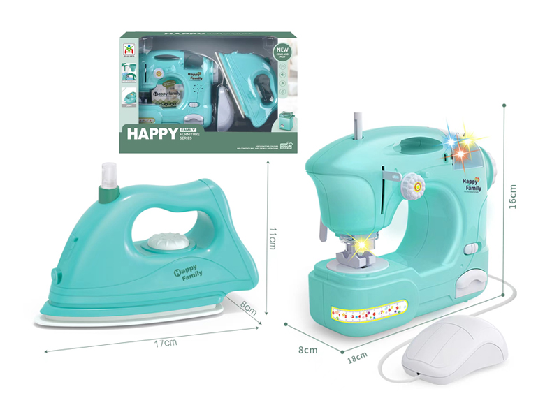 B/O Sewing Machine Iron Combination