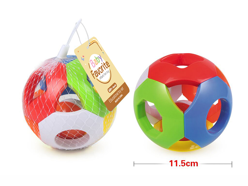 Six Color Rattle Ball