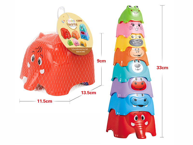 Animal Shape Stacking Cups