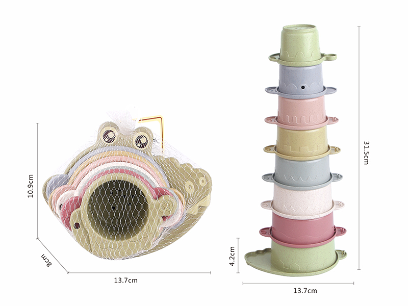 Crocodile Stacking Cups