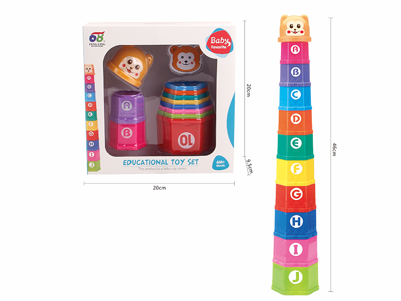 Hexagonal Stacking Cups