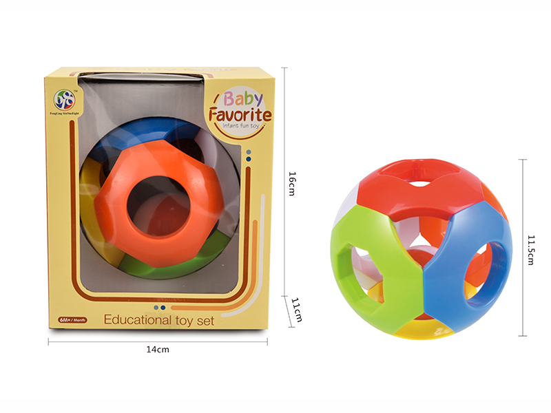 Six Color Rattle Ball