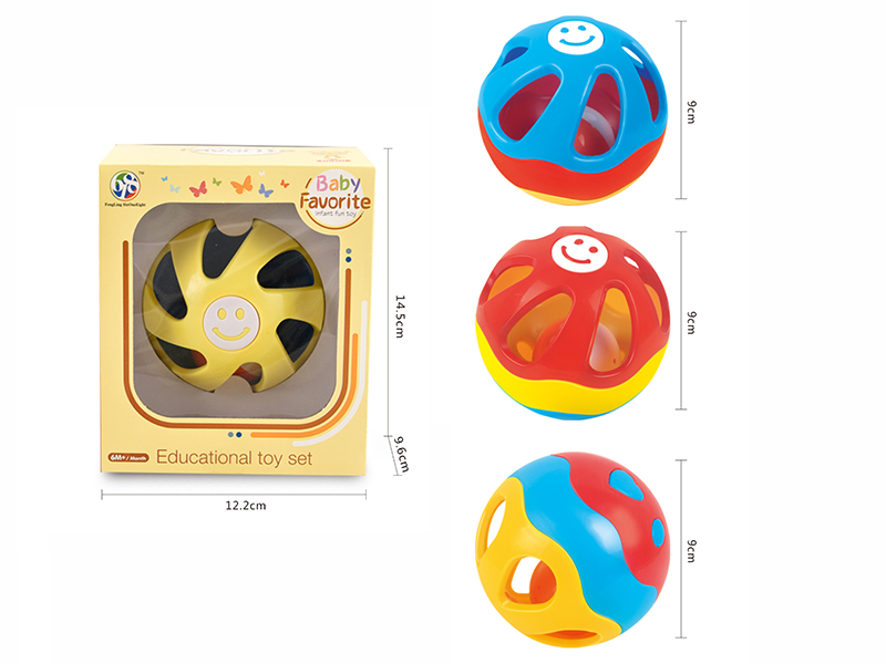 Five Color Rattle Ball Water Toy