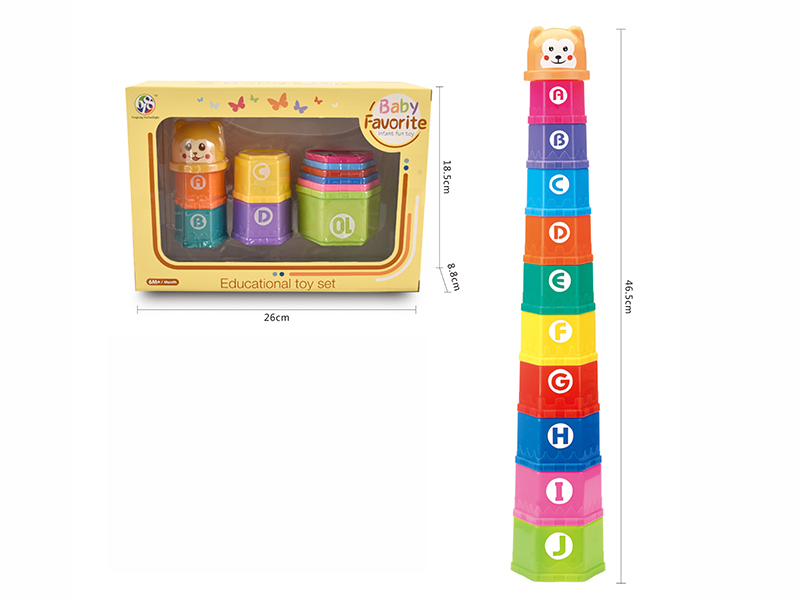 Hexagonal Stacking Cups