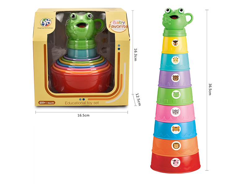 Frog Bread Shape Stacking Cups
