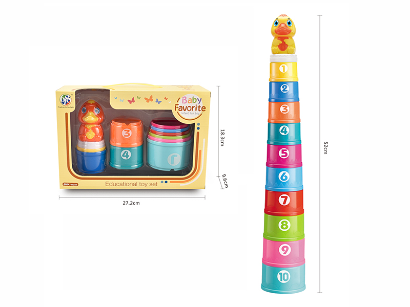 Little Duck Round Stacking Cups