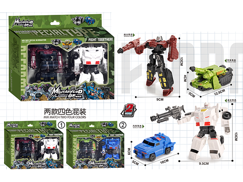 Tank/Off-Road Police Vehicle Deformation Toy