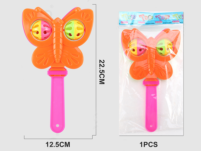 1pcs Butterfly Hand Clapper Rattles