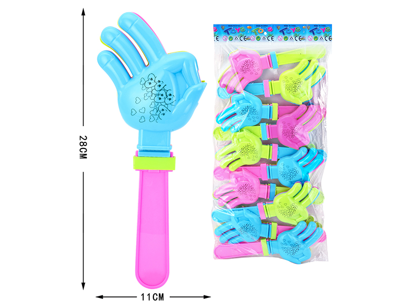 10PCS OK  Hand Clapper Rattles