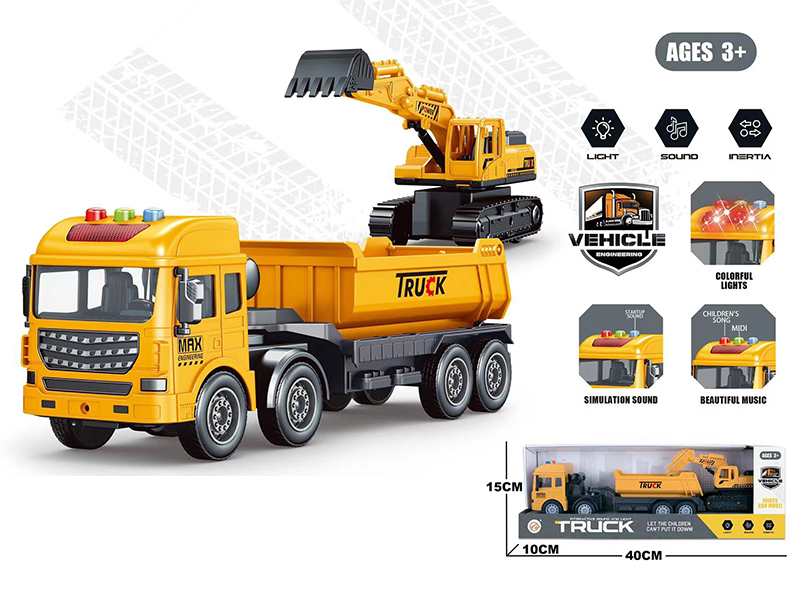 Friction Excavator Dumper Combination(Sound And Light)