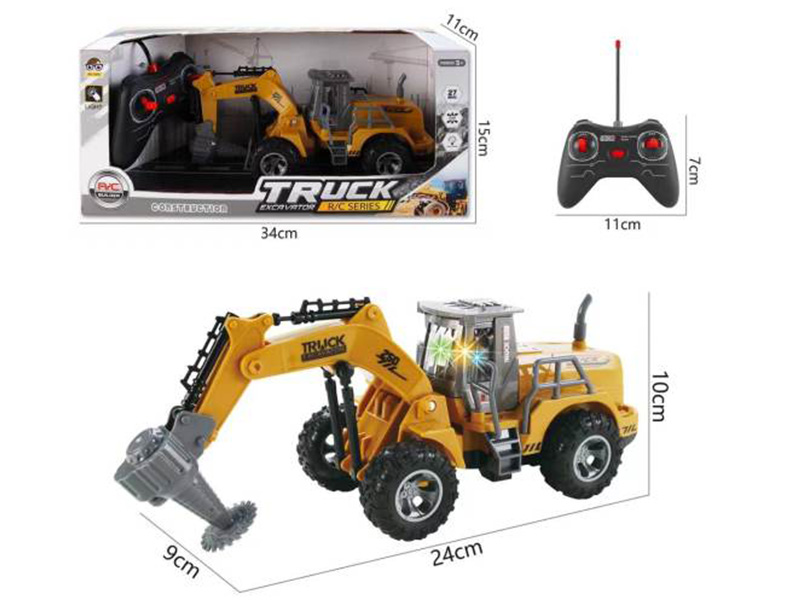 4-Channel Remote Control Engineering Truck