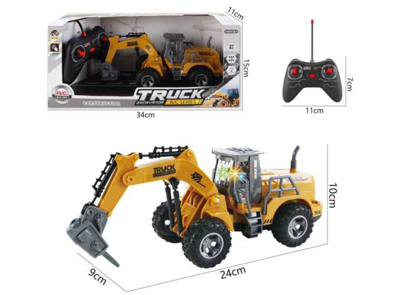 4-Channel Remote Control Engineering Truck