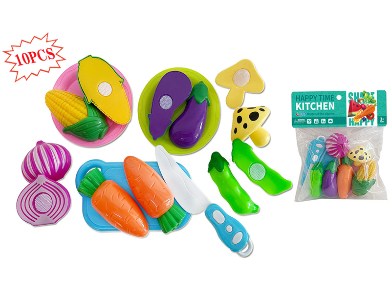 10PCS Cutting Vegetables Toy