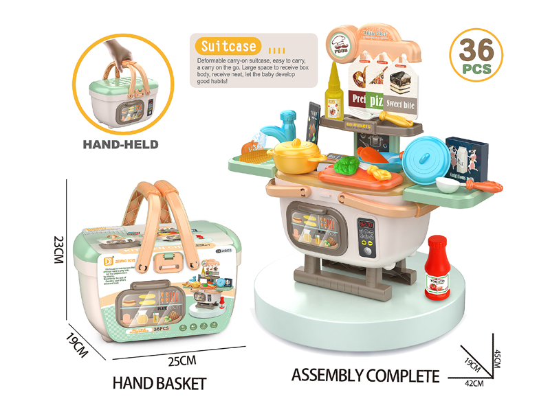 36Pcs Tableware Basket