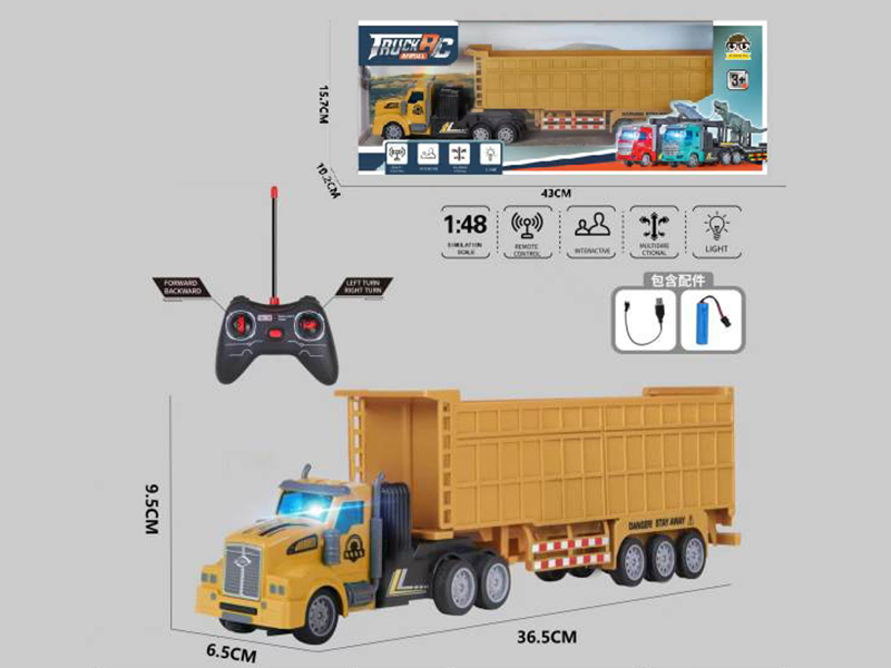 4-Channel Remote Control Engineering Truck