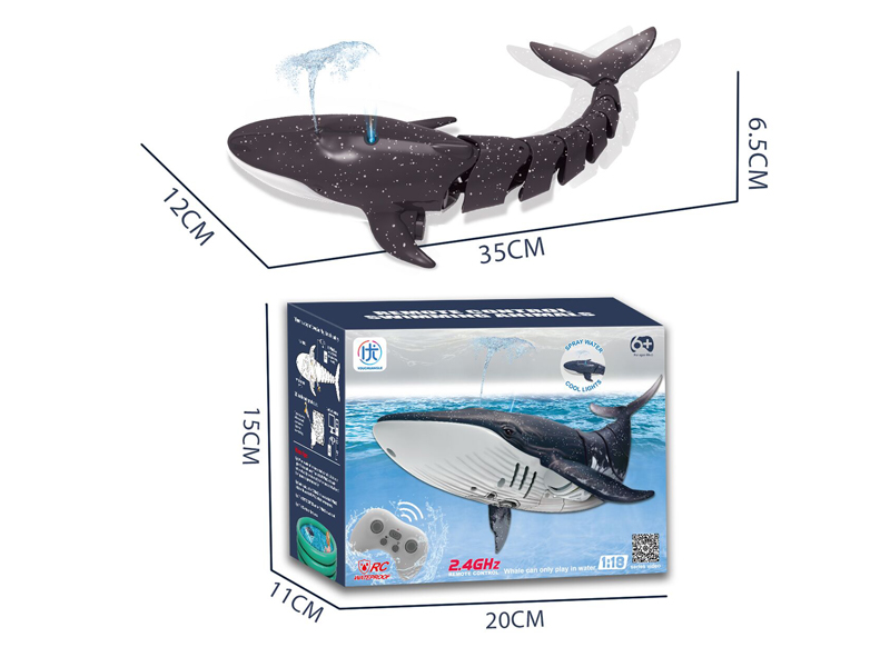 R/C Brown Water Jet Whale
