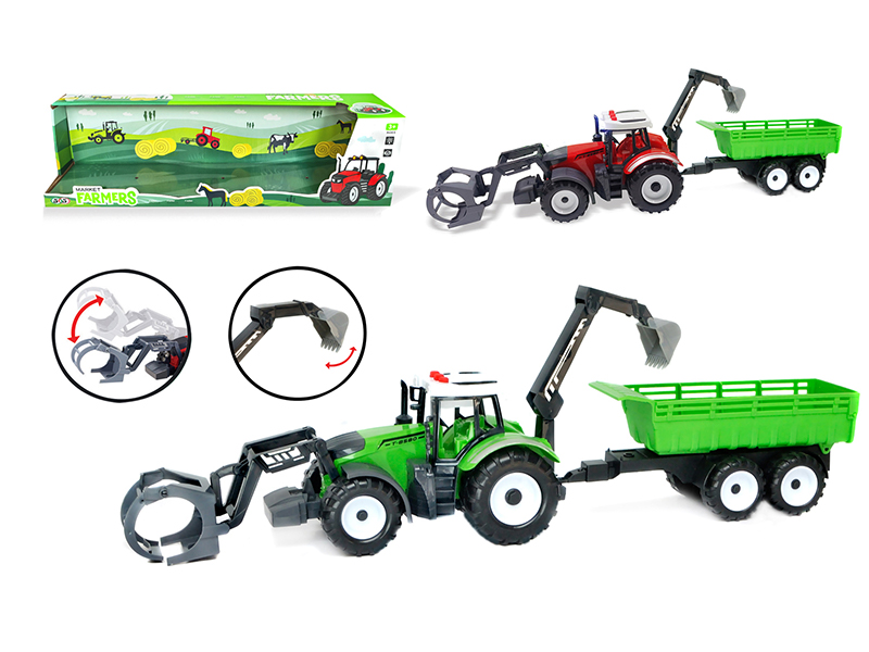 Friction Farmer'S Cart With Light And Sound