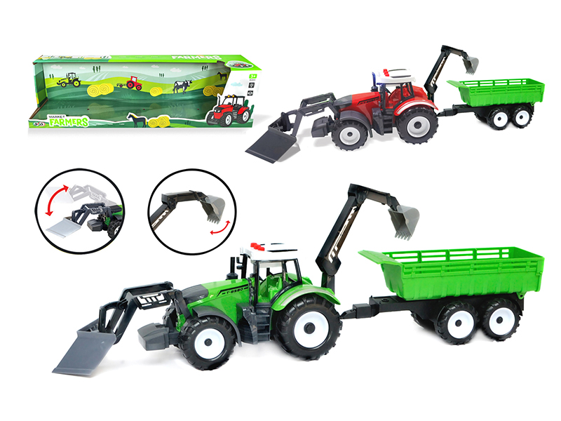 Friction Farmer'S Cart With Light And Sound