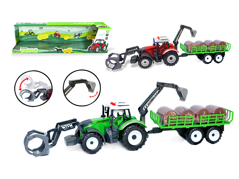 Friction Farmer'S Cart With Light And Sound