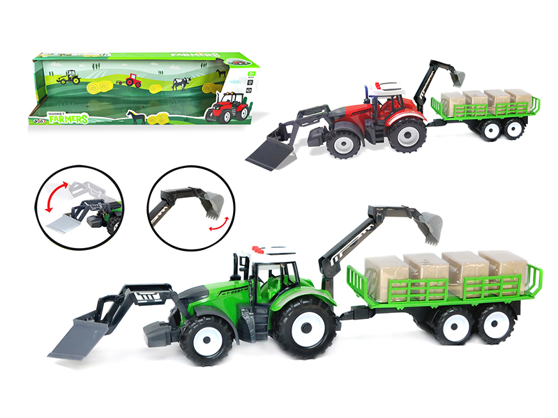 Friction Farmer'S Cart With Light And Sound