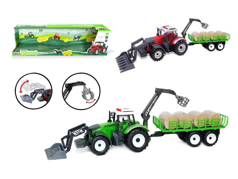 Friction Farmer'S Cart With Light And Sound