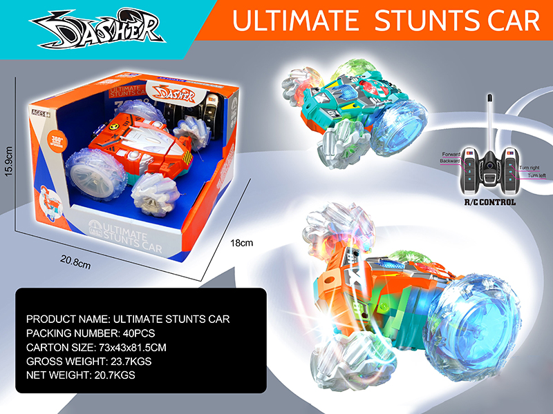 4-Channel Remote Control Double-Sided Stunt Car