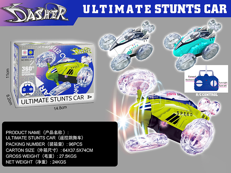 4-Channel Remote Control Stunt Car